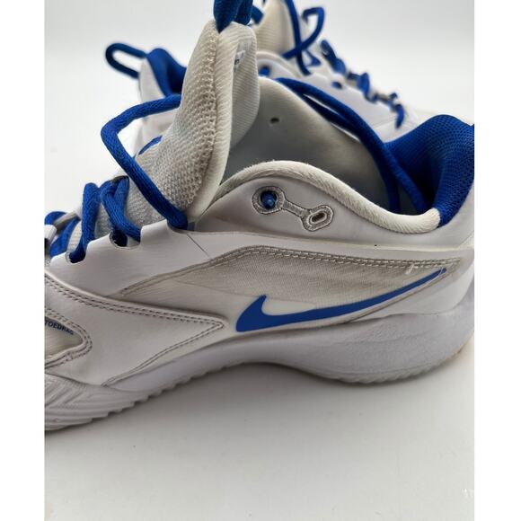 Nike Air Zoom Hyperace 3 Women's Volleyball Shoes White Blue Gum Size 8 FQ7074 - Picture 6 of 13